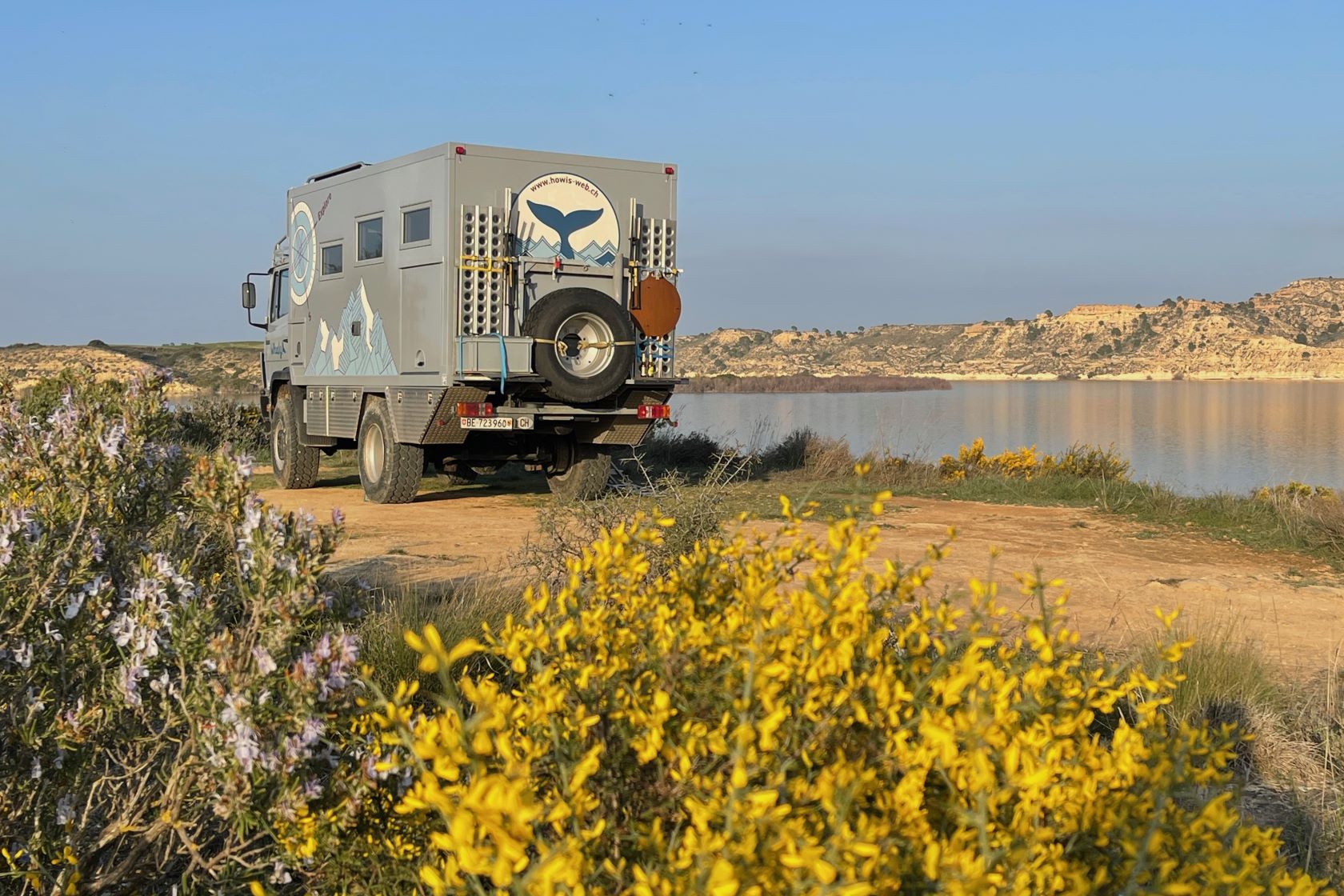 Freistehplätze Camping Spanien mit dem Expeditionsmobil
