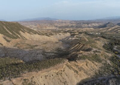 Tabernas Wüste Panorama